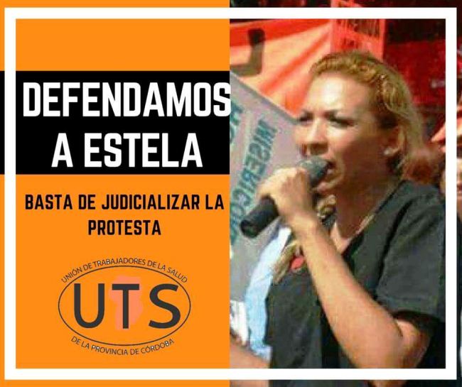 Juicio contra Estela Giménez: Nos atacan porque defendemos la Salud Pública  -